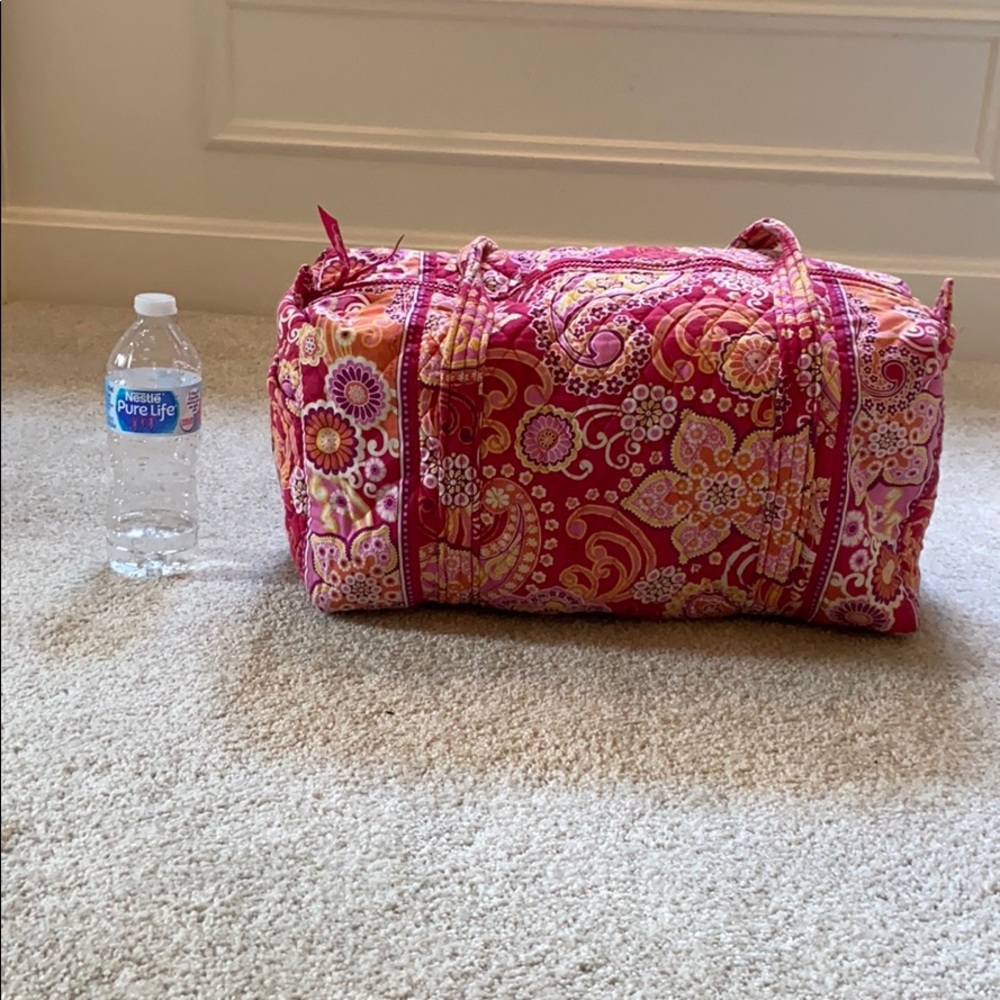 Vera Bradley Petal Pink small duffel bag